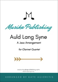 Auld Lang Syne - for Clarinet Quartet P.O.D. cover Thumbnail